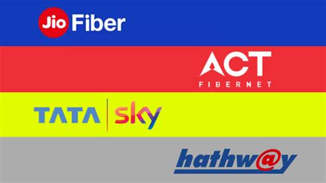 JioFiber Vs Act Fibernet Vs Tata Sky Vs Hathway Which 150 Mbps