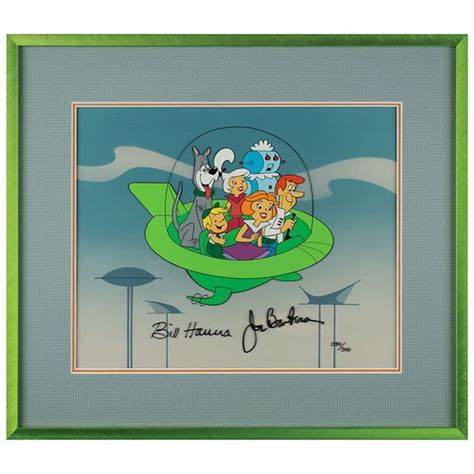 Bill Hanna And Joe Barbera Signed Limited Edition Cel