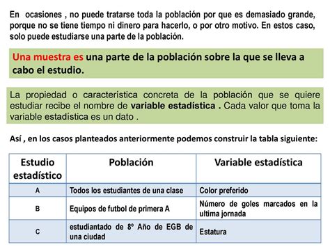 ESTADÍSTICA CONCEPTOS GENERALES ppt descargar