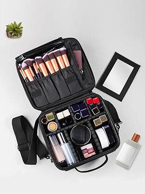 Amazon Kootek Layers Travel Makeup Bag Portable Train Cosmetic