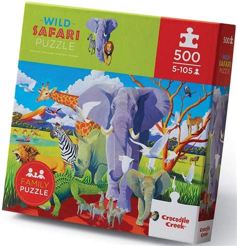 Wild Safari 500 Piece Puzzle A Mighty Girl