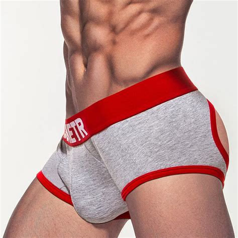 Bshetr Brand Sexy Bikini Cotton Jockstrap Soft Male Gay Underwear Men