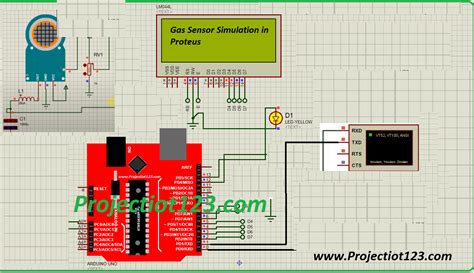 Gas Sensor Simulation In Proteus Projectiot123 Technology Information