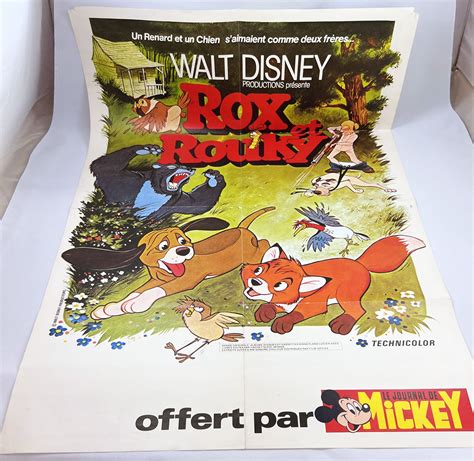 Mickey Magazine (1984) - Movie Poster: The Fox and the Hound / Bedknobs ...