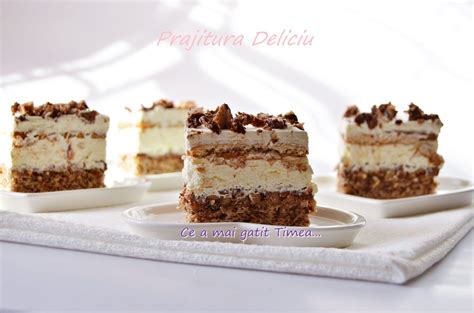 Prajitura Deliciu Cake Recipes Desserts Food