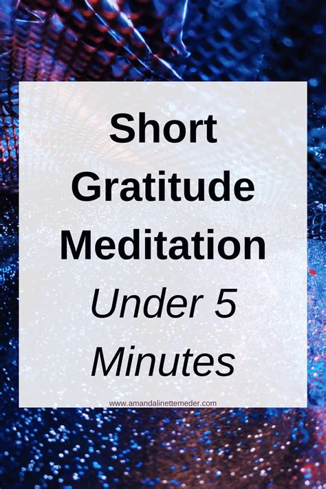 Gratitude Meditation In 5 Minutes