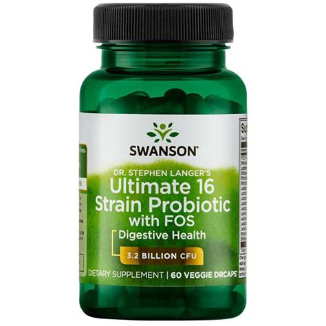 Ultimate Strain Probiotic With Fos Kapsu Ek Swanson