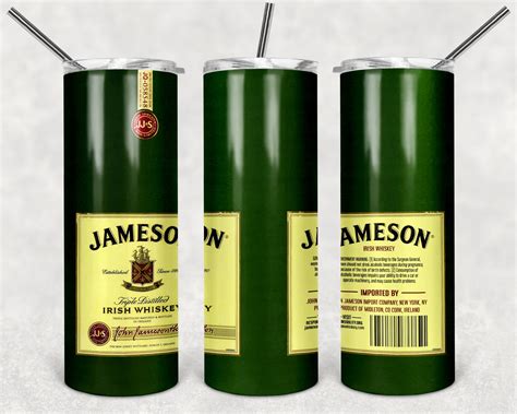 Jameson Irish Whiskey 20 Oz Stainless Steel Tumbler Etsy