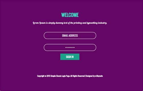 Html Welcome Page Template | williamson-ga.us