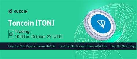 Toncoin Ton Se Cotiza En Kucoin Kucoin