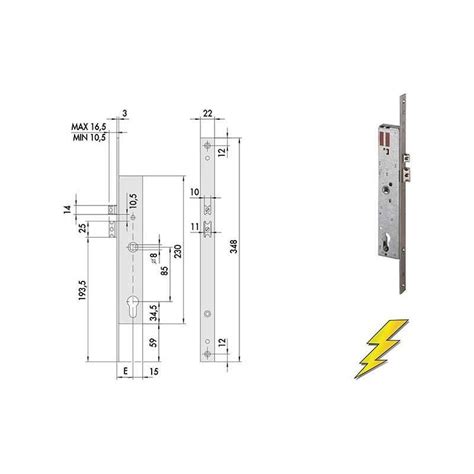 Serratura Elettrica Cisa Infilare Per Montante Matteoda It