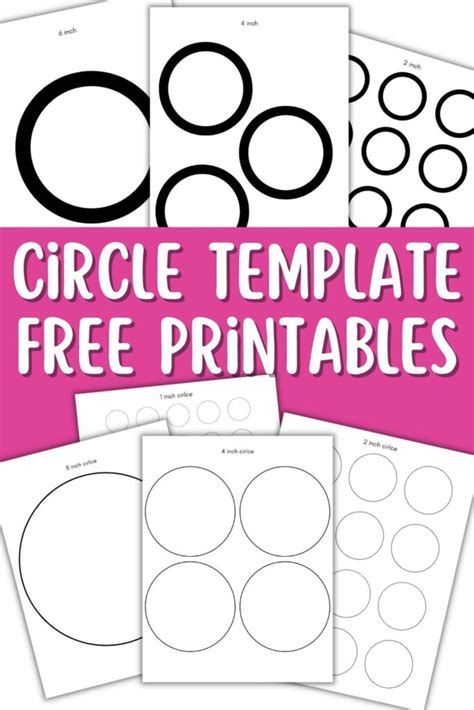 Circle Template Free Printables Small Medium And Large Sizes