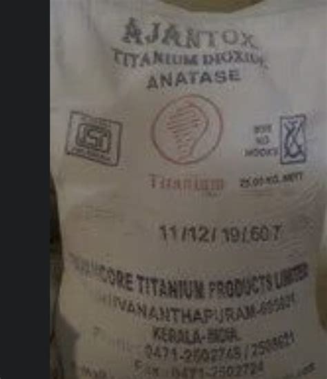 Powder Titanium Dioxide Anatase Grade Bag Kg At Kg In New Delhi