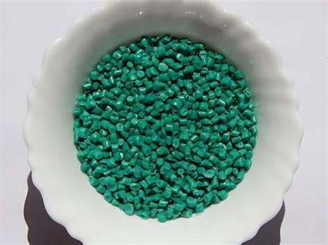 Super Grade Green Pp Granules Reprocessed Green Pp Granules For