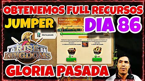 JUMPER SERIE DIA 86 CARRERA CONTRA EL TIEMPO KVK RISE OF KINGDOMS