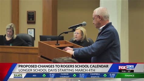 Rogers School Board approves calendar changes following winter weather