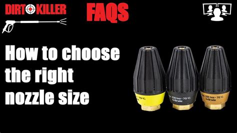 How To Choose The Right Nozzle Orifice Size For Your Pressure Washer