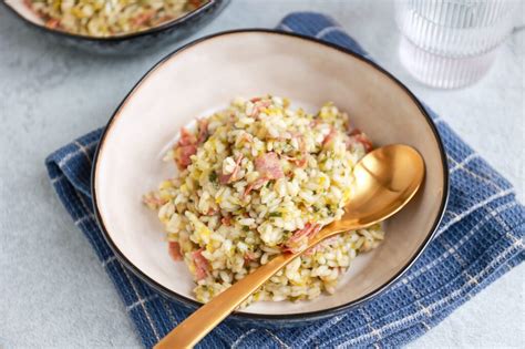 Risotto Met Prei En Salami Klaar In Minuten Lekker En Simpel