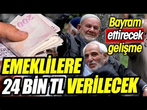 Emeklilere Bin Tl Verilecek Bayram Ettirecek Geli Me Youtube