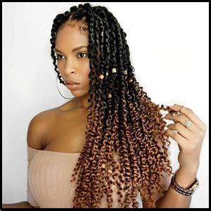 Amazon AliRobam Ombre Passion Twist Hair Water Wave Crochet