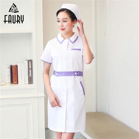 Viaoli Medical Surgical Uniforms Pharmacy Hospital Nurse Scrubs Tops Breathable Beauty Salon