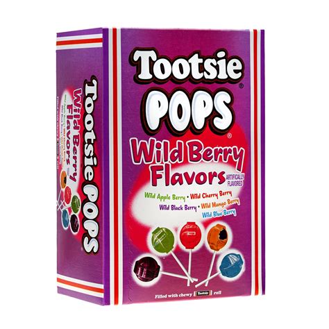 Buy Tootsie Pops Limited Edition Assorted Wild Berry Flavors With Chocolatey Center Over 3