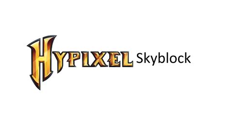 Welcome To Hypixel Skyblock Youtube