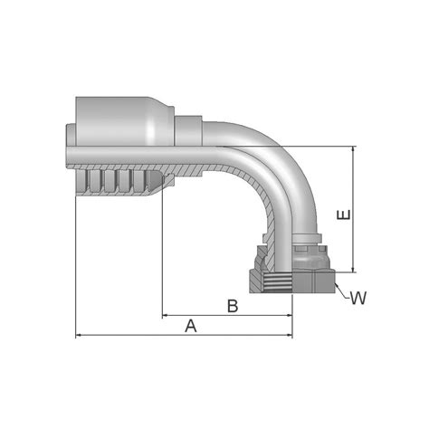 B Eu Crimp Style Hydraulic Hose Fitting Series Fittings