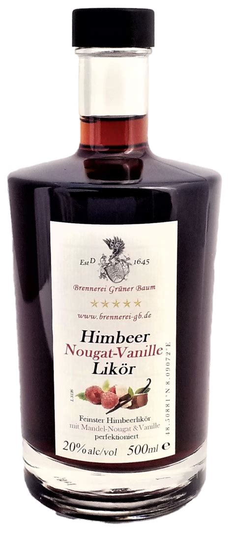 Himbeer Nougat Vanille Likör aus dem Schwarzwald