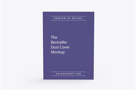 Book Dust Cover Psd Mockup - Mockup Daddy