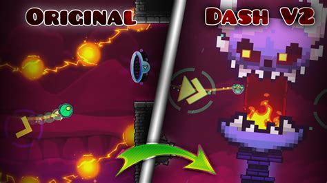 ¿mejor Que El Dash Original 🤨🤩 Dash V2 💥 Geometry Dash 22 Geometrydash Youtube