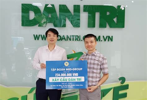 Med Group Tài Trợ 234 Triệu đồng Xây Cầu Dân Trí Tại Tuyên Quang