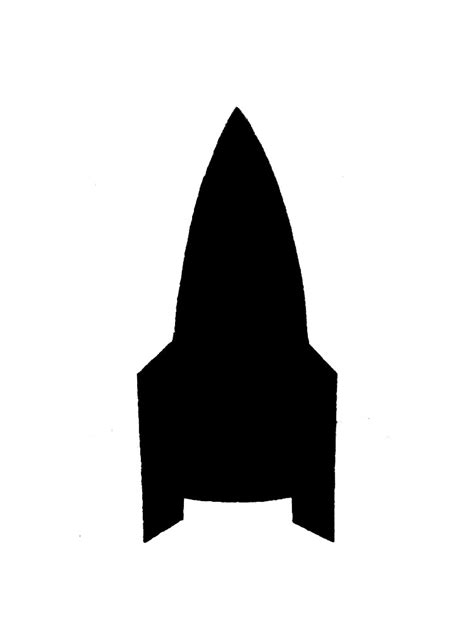 Free printable Rocket stencils and templates