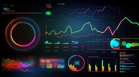 Premium AI Image | Stock market chart glowing in abstract style on ...