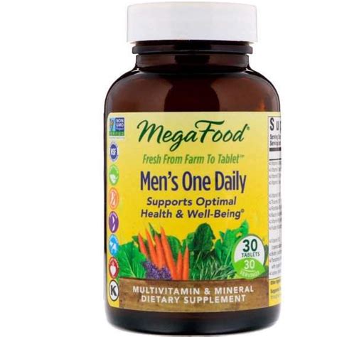 Вітамінно мінеральний комплекс MegaFood Mens One Daily Iron Free 30