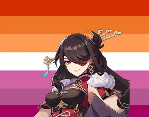 38 Genshin Pfp Ideas Lesbian Flag Icon Lesbian Flag
