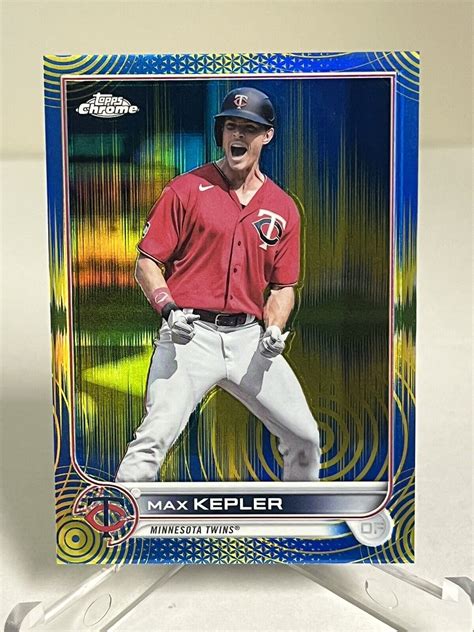 Topps Chrome Sonic Blue Yellow Sonic Pulse Refractor Max