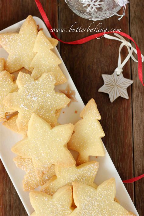 Christmas Shortbread Cookies Butter Baking