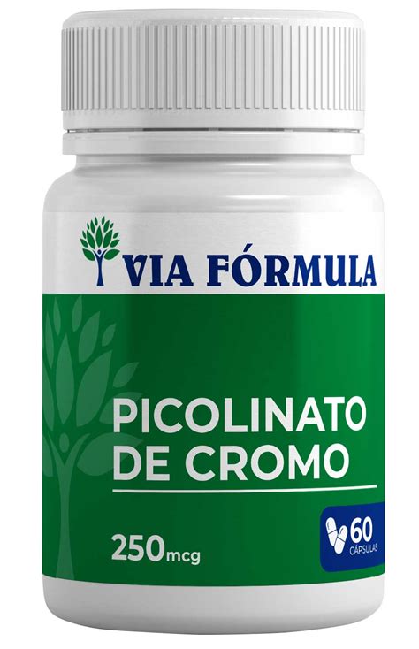 PICOLINATO DE CROMO 250mcg 60 Cápsulas Suplemento