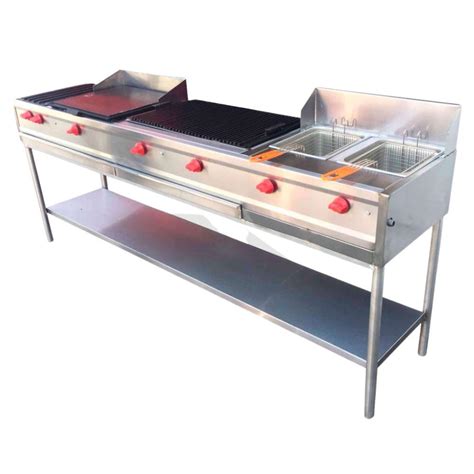 King Star Em003 Linea Economica Multiple Plancha Asador Freidora Frent