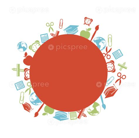 School supplies icons, Vector Illustration Free Stock Photo | FreeImages