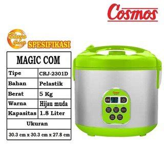 Jual Cosmos CRJ 2301 D Digital Rice Cooker 2 L Di Lapak