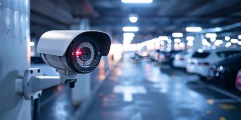 Surveillance Camera. Equipment for Car Parking Security Systems ...