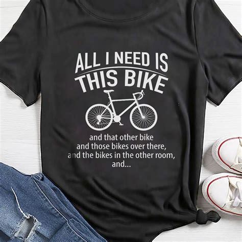 All I Need Is This Bike Funny T Shirt Gift Cycle Funny T Shirt