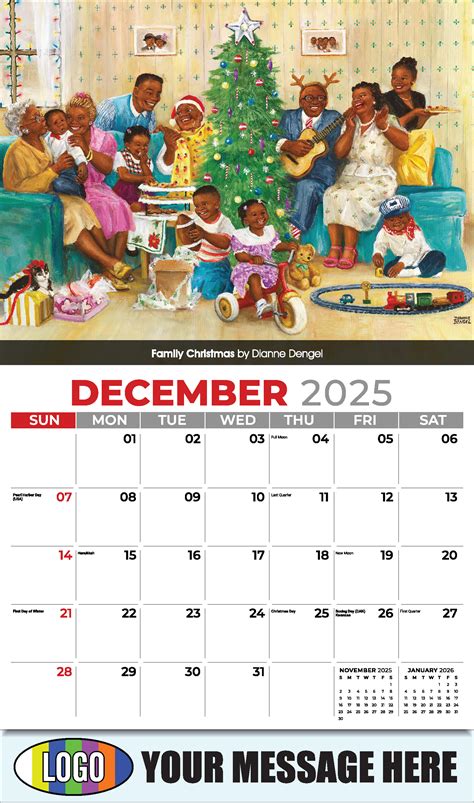 Business Promotion Calendar African American Art Low As