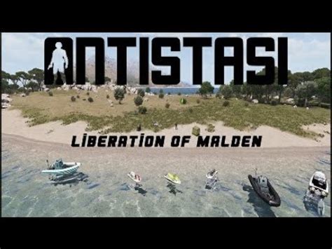 Antistasi Solo Play The Battle For Malden Day 1 Vanilla YouTube