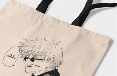 Jujutsu Kaisen Gojo Satoru JJK Tote Bag Cotton Canvas Tote Bag