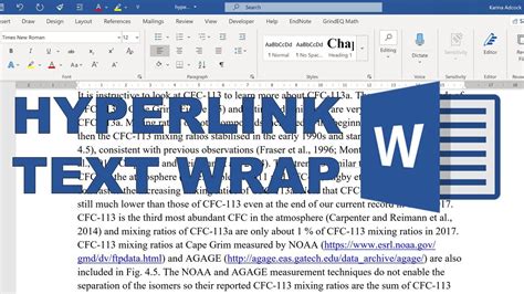 hyperlink split  lines  microsoft word youtube