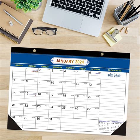 18 Month Desk Calendar 2024 2025 Wall Or Desktop Monthly Planner With