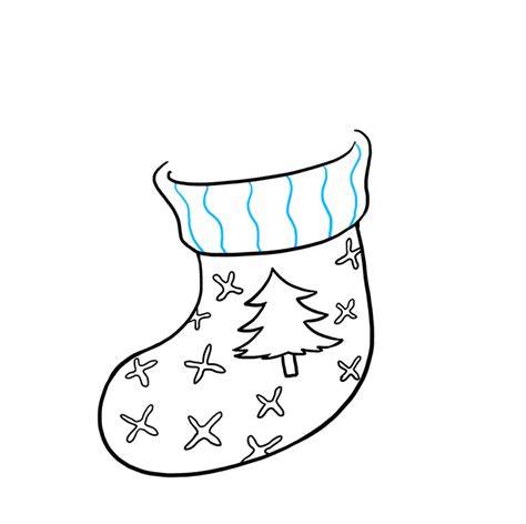 How to Draw a Christmas Stocking - Really Easy Drawing Tutorial